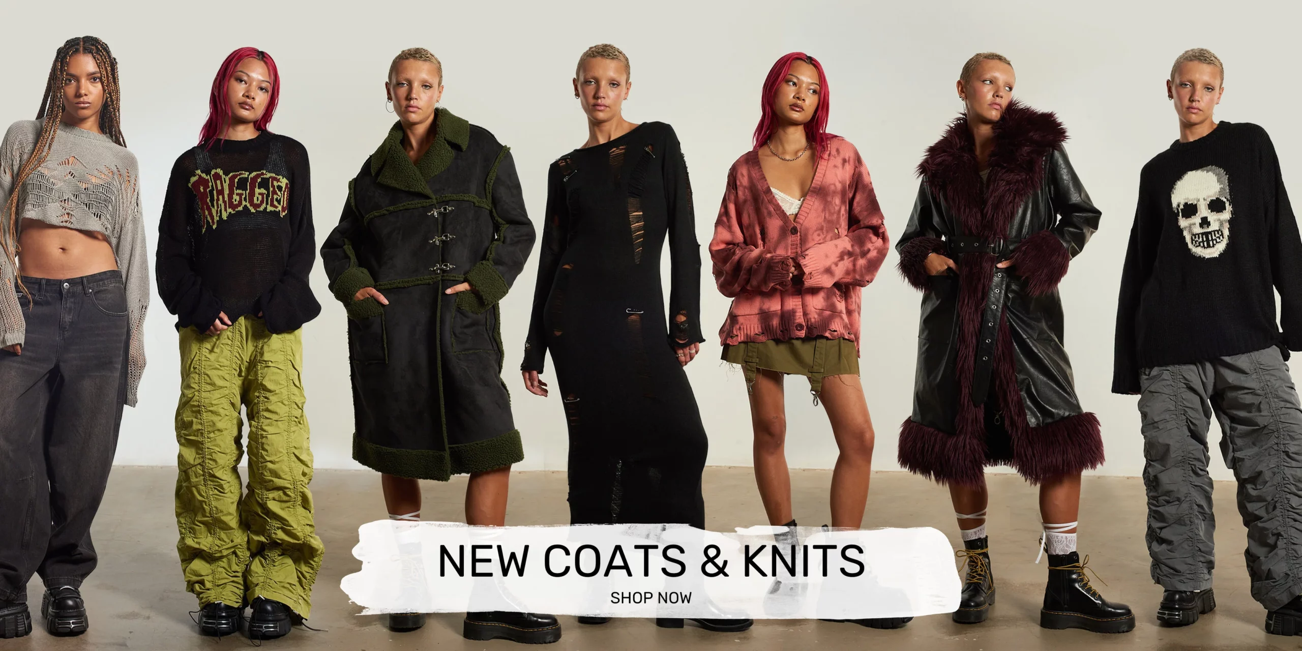 The Ragged Priest Sales Shop -The Ragged Priest Sales Shop NEW COATS AND KNITS BANNER scaled
